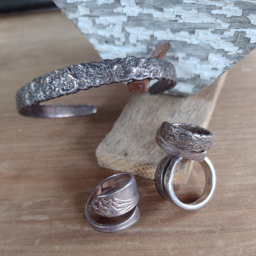 Vintage Rogers Brothers Spoon Jewelry Lot